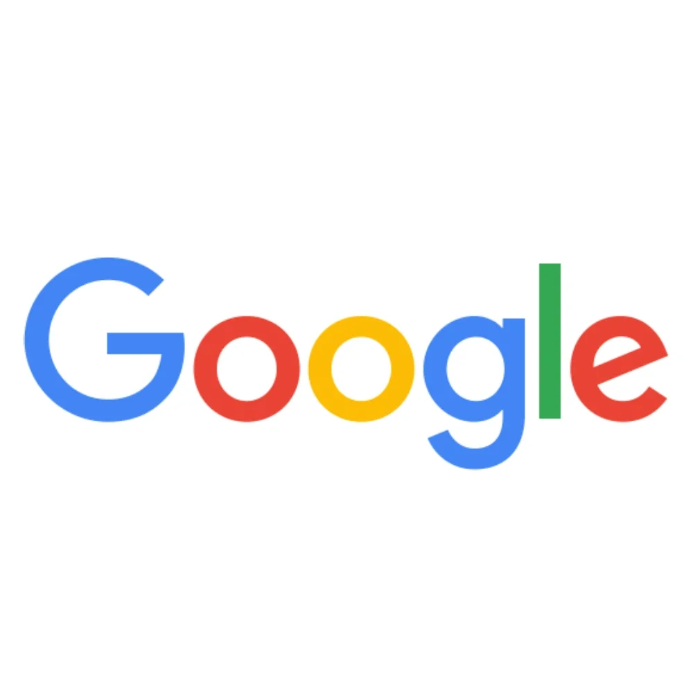 Google Google: Logotipo colorido do Google com letras em azul, vermelho, amarelo e verde sobre fundo branco