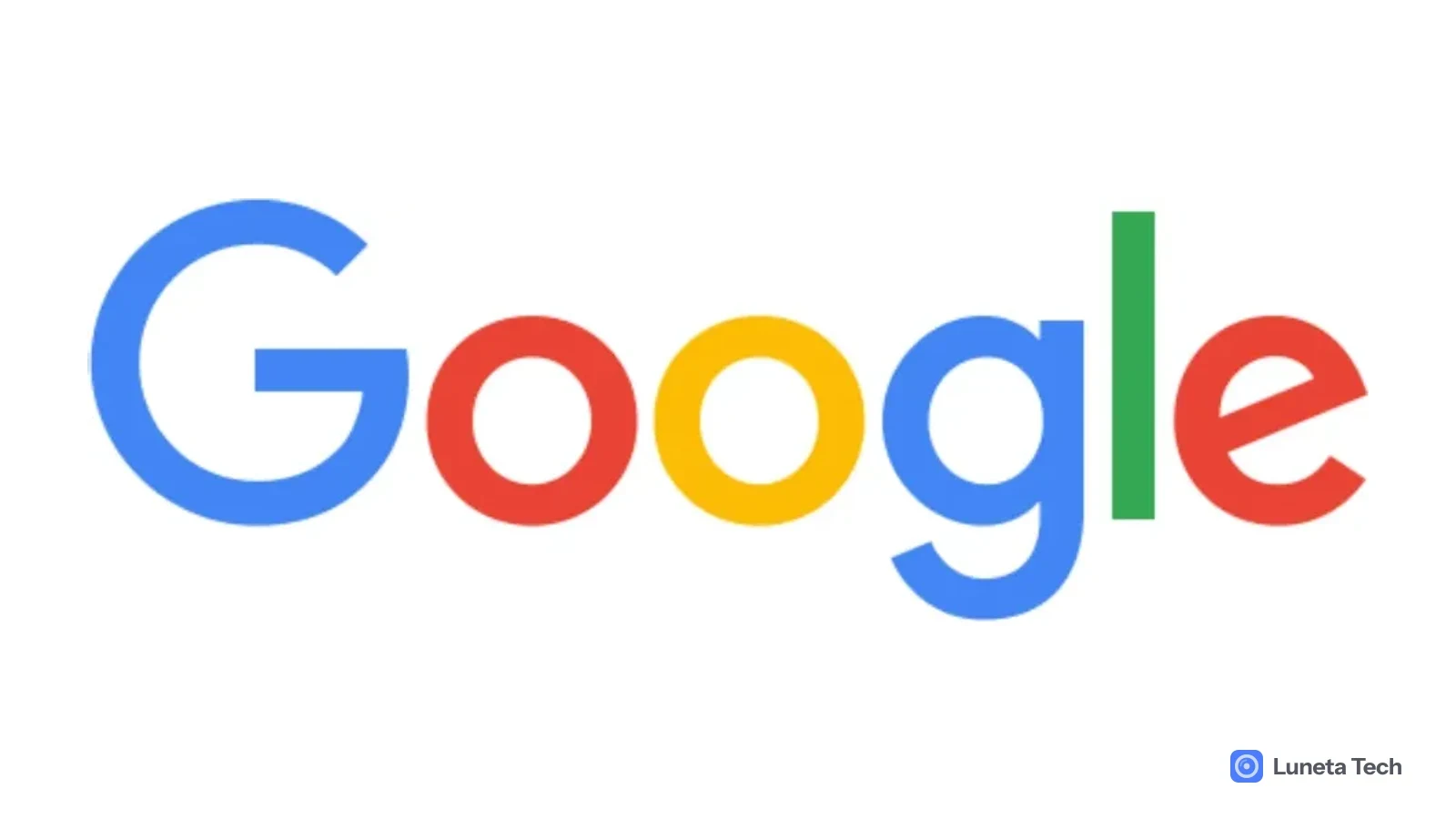 Google Google: Logotipo colorido do Google com letras em azul, vermelho, amarelo e verde sobre fundo branco